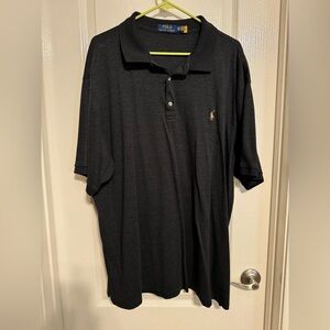 Men’s Big & Tall Dark Gray Polo
